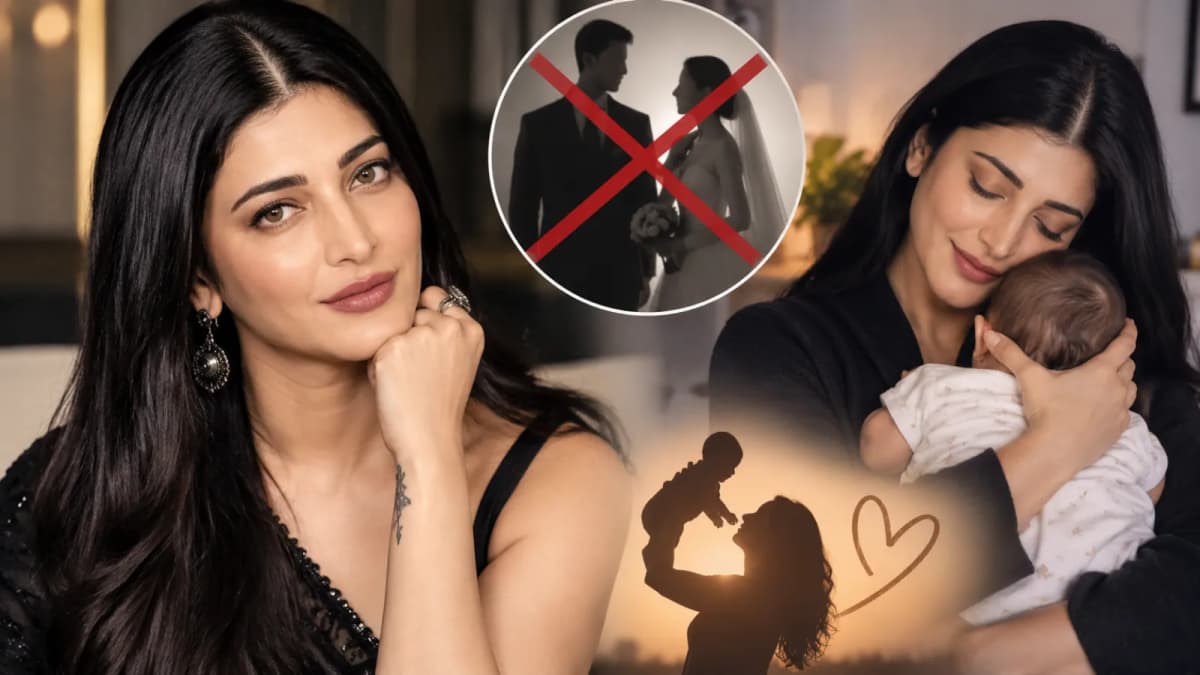 Shruti Haasan's Desire to Become a Mother Without Marriage Shruti Haasan's Desire to Become a Mother Without Marriage