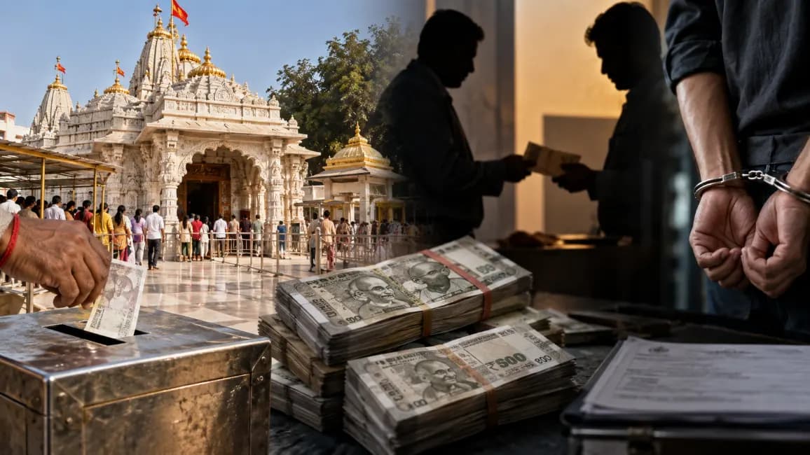 Fraud Linked to Mahudi Temple: ₹21.79 Lakh Scam Fraud Linked to Mahudi Temple: ₹21.79 Lakh Scam