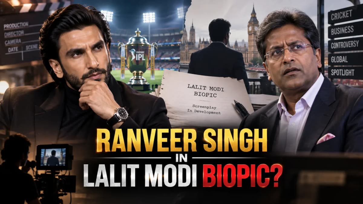 Ranveer Singh's Role in Lalit Modi Biopic Sparks Discussion Ranveer Singh's Role in Lalit Modi Biopic Sparks Discussion