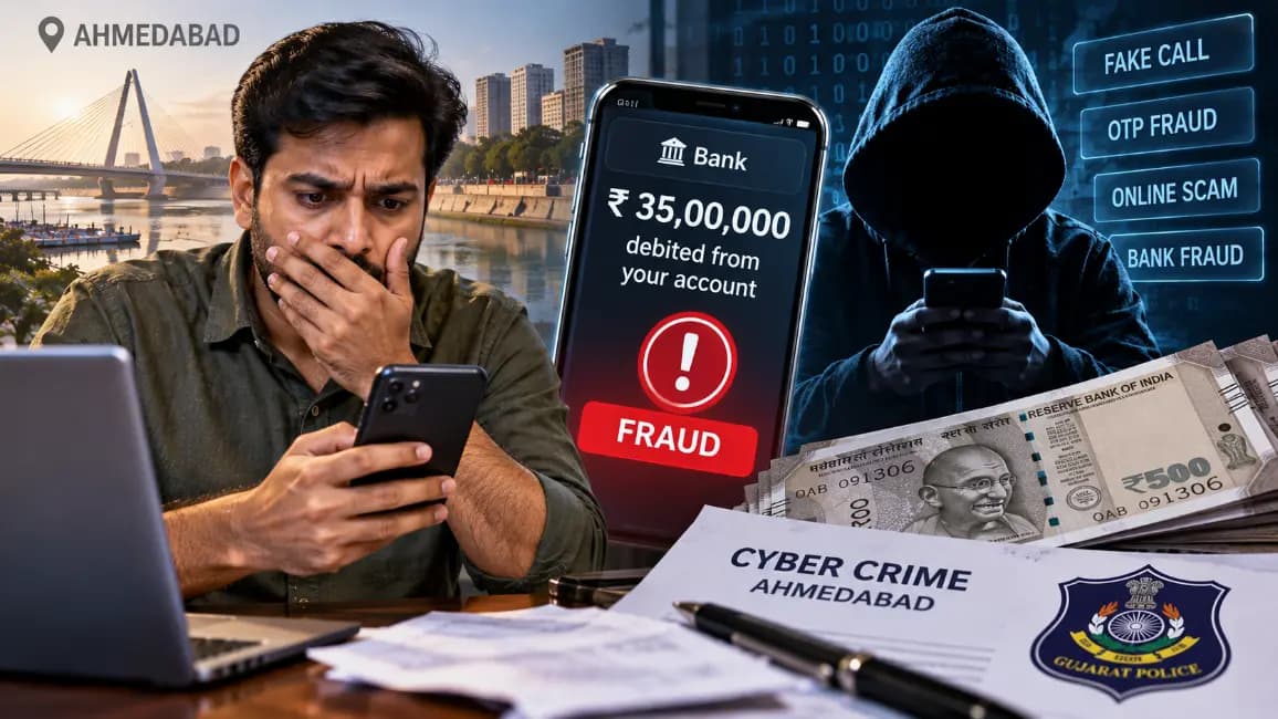 Fraud Incident of ₹35 Lakh in Ahmedabad Fraud Incident of ₹35 Lakh in Ahmedabad