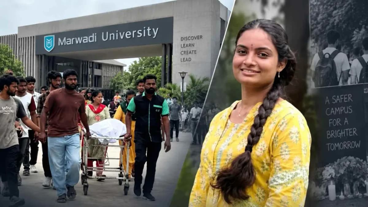 Student Death at Marwadi University in Rajkot Leaves Campus in Shock Student Death at Marwadi University in Rajkot Leaves Campus in Shock