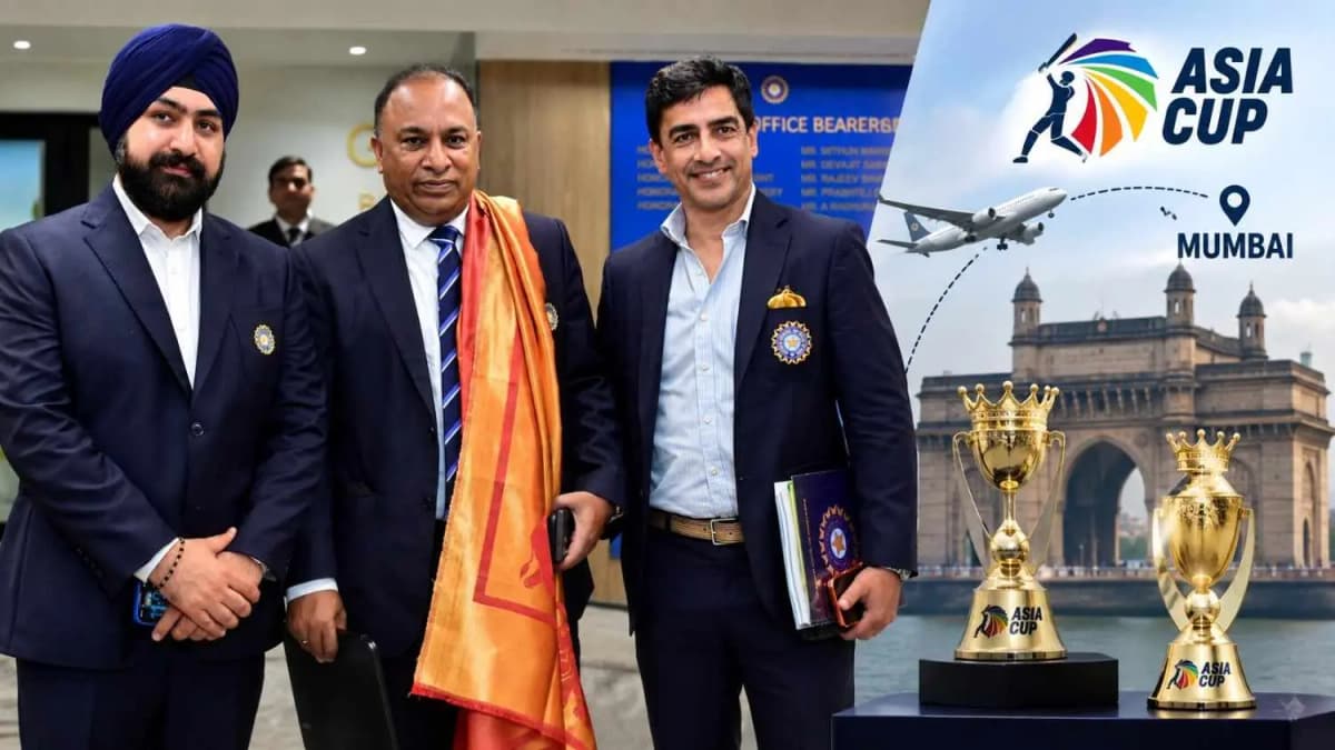 Both Asia Cup Trophies Will Reach Mumbai But No Timeline Set Both Asia Cup Trophies Will Reach Mumbai But No Timeline Set
