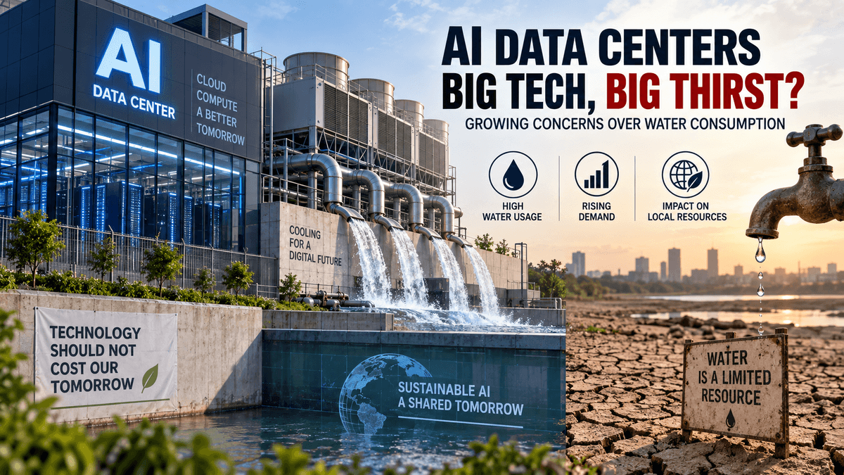 Concerns Over Water Consumption by AI Data Centers Concerns Over Water Consumption by AI Data Centers