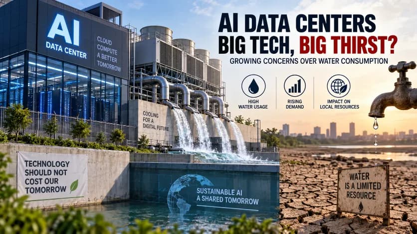 Concerns Over Water Consumption by AI Data Centers Concerns Over Water Consumption by AI Data Centers