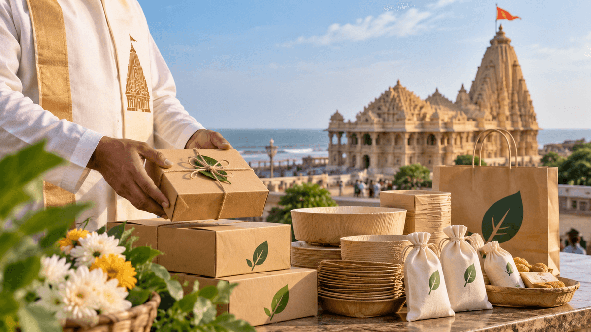 Somnath Temple Trust Launches Eco-Friendly Packaging Somnath Temple Trust Launches Eco-Friendly Packaging