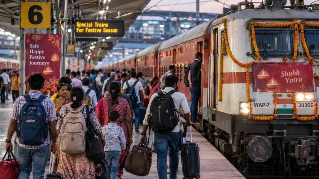 Indian Railways to Run Over 100 Special Trains for Festive Rush