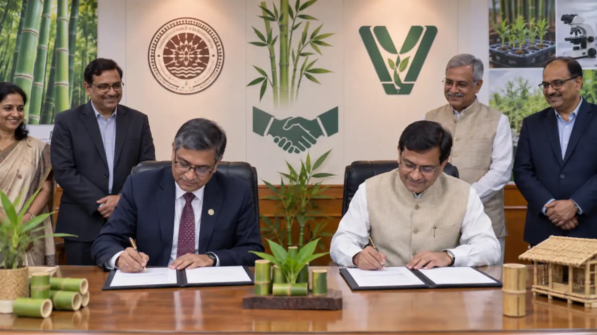 VNSGU and NAU Sign MoU for Bamboo Research Collaboration VNSGU and NAU Sign MoU for Bamboo Research Collaboration