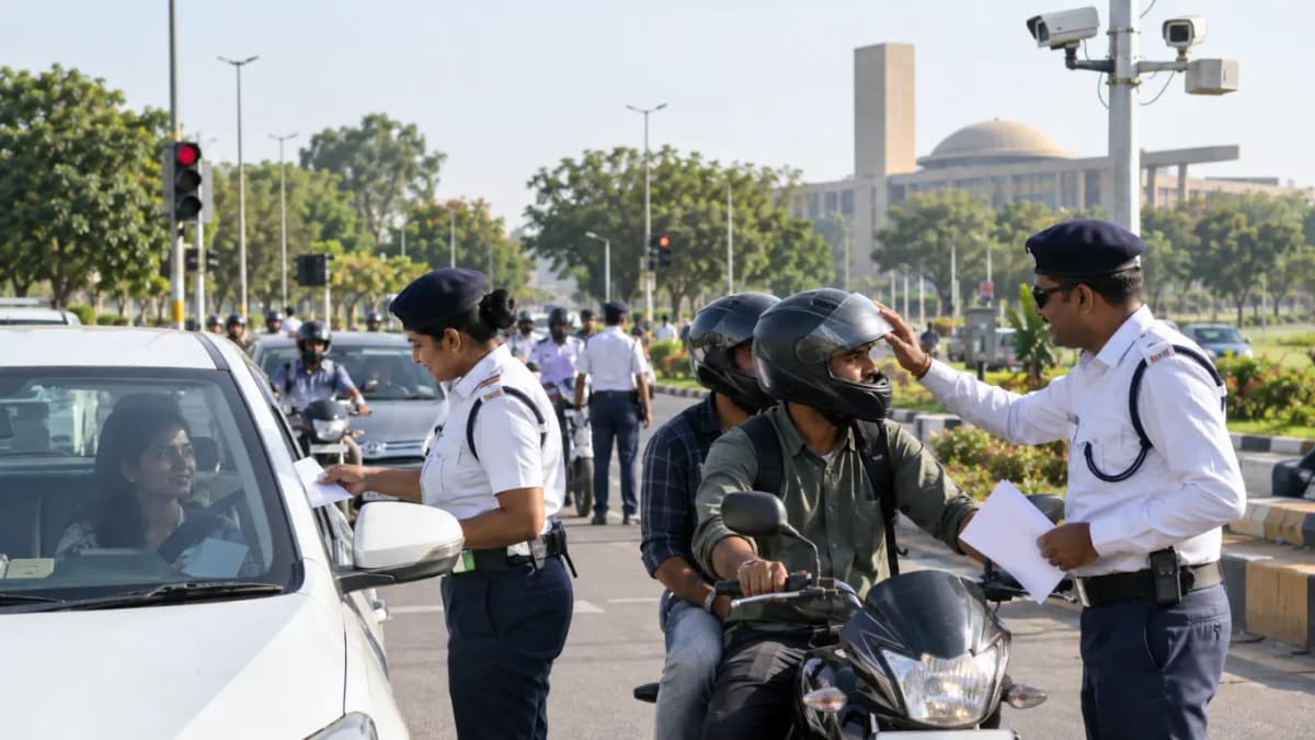 New Initiative to Enforce Traffic Rules in Gandhinagar