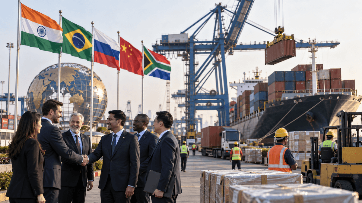 India's Exports Rise by 34%, Strengthening Ties with BRICS Nations India's Exports Rise by 34%, Strengthening Ties with BRICS Nations