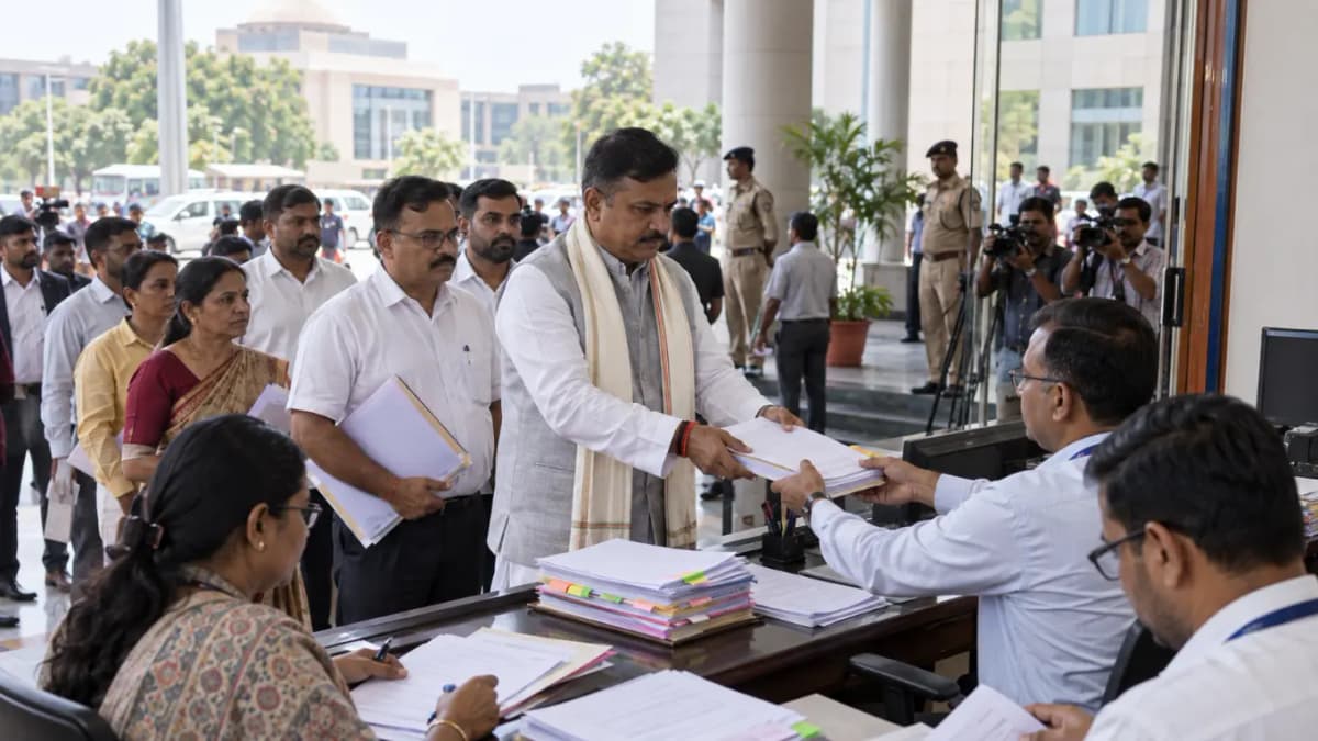 Gandhinagar Municipal Elections: Nomination Process Begins Gandhinagar Municipal Elections: Nomination Process Begins