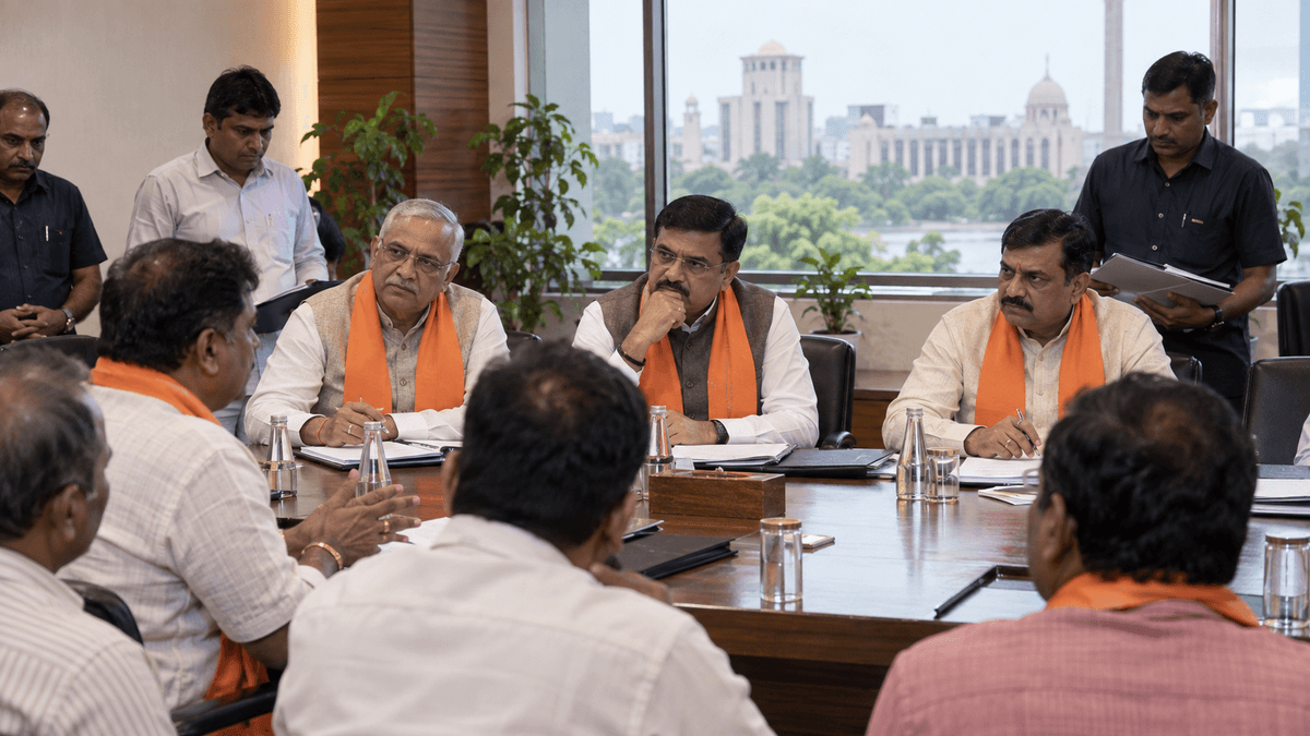 BJP Appoints Three Observers for Gandhinagar Civic Elections BJP Appoints Three Observers for Gandhinagar Civic Elections