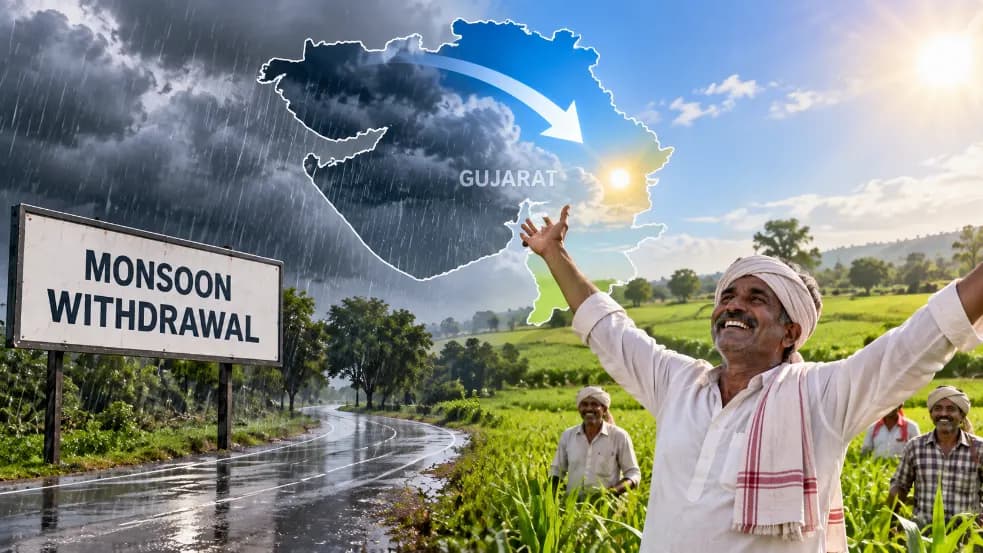 Monsoon Withdrawal Announced Rainfall Decrease and Farmers Happiness in State Monsoon Withdrawal Announced Rainfall Decrease and Farmers Happiness in State