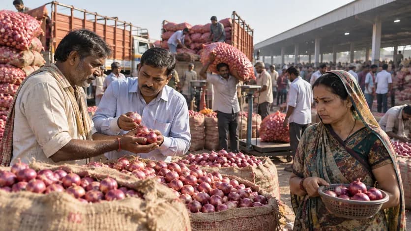 Sudden Rise in Onion Prices in Rajkot