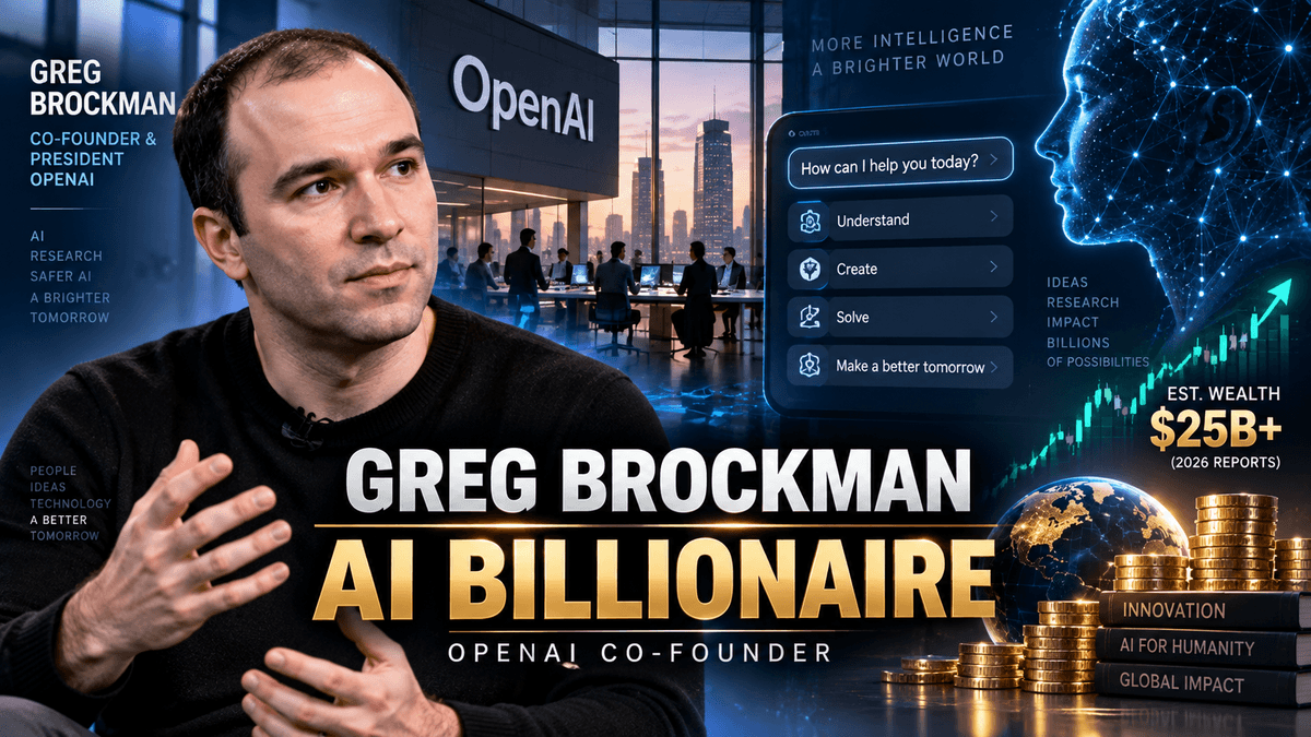Greg Brockman: ChatGPT Developer Becomes Billionaire Greg Brockman: ChatGPT Developer Becomes Billionaire