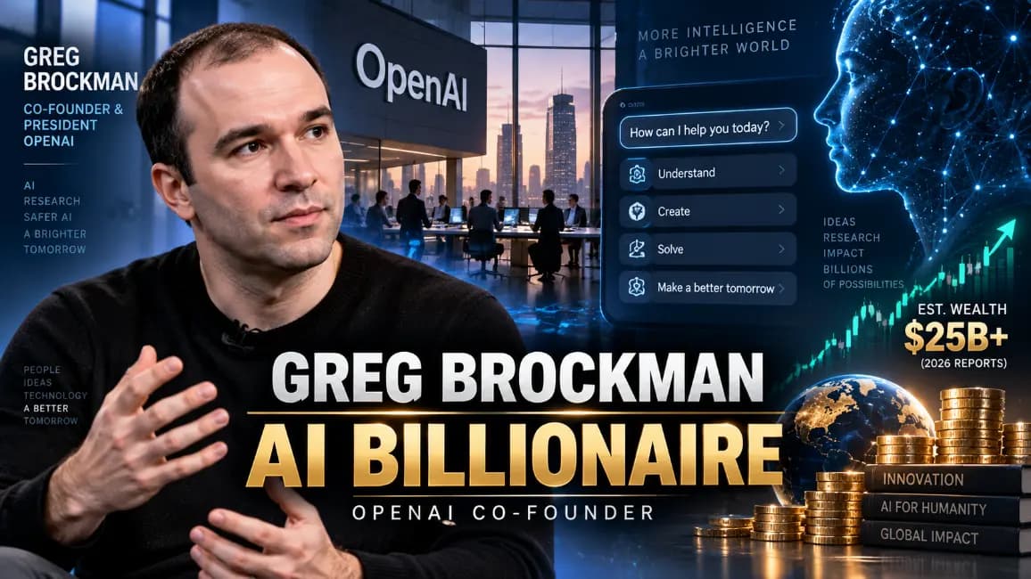 Greg Brockman: ChatGPT Developer Becomes Billionaire Greg Brockman: ChatGPT Developer Becomes Billionaire