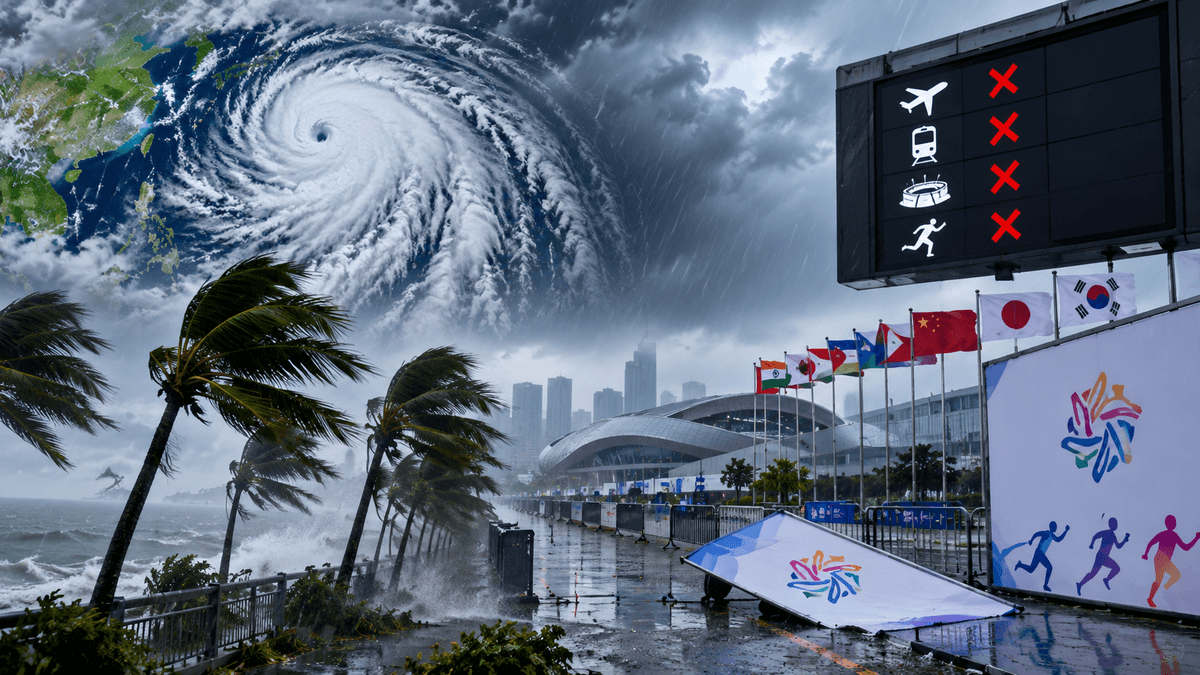Typhoon Dujuan Causes Changes in Asian Games 2026 Typhoon Dujuan Causes Changes in Asian Games 2026