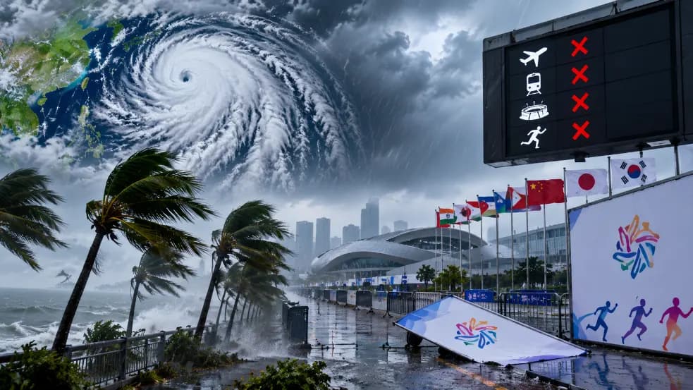 Typhoon Dujuan Causes Changes in Asian Games 2026 Typhoon Dujuan Causes Changes in Asian Games 2026