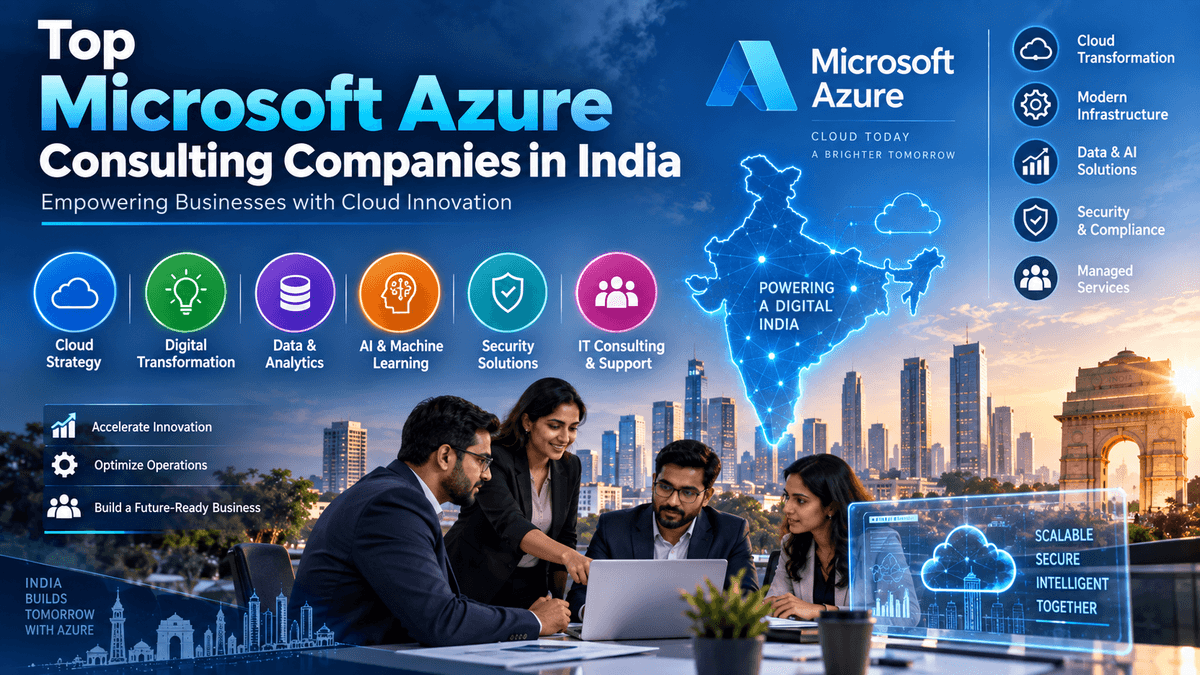 Top 10 Microsoft Azure Consulting Companies in India: Leading in Cloud Solutions, Digital Transformation, and Business Innovation Top 10 Microsoft Azure Consulting Companies in India: Leading in Cloud Solutions, Digital Transformation, and Business Innovation