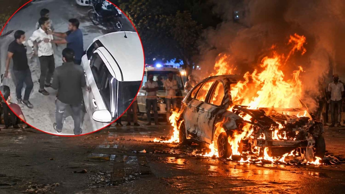 Valsad Car Owner Attacked After Refusing Vehicle Rental, Car Set Ablaze Valsad Car Owner Attacked After Refusing Vehicle Rental, Car Set Ablaze
