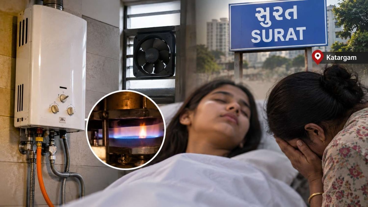 15 Year Old Girl Dies After Gas Geyser Incident in Surat 15 Year Old Girl Dies After Gas Geyser Incident in Surat
