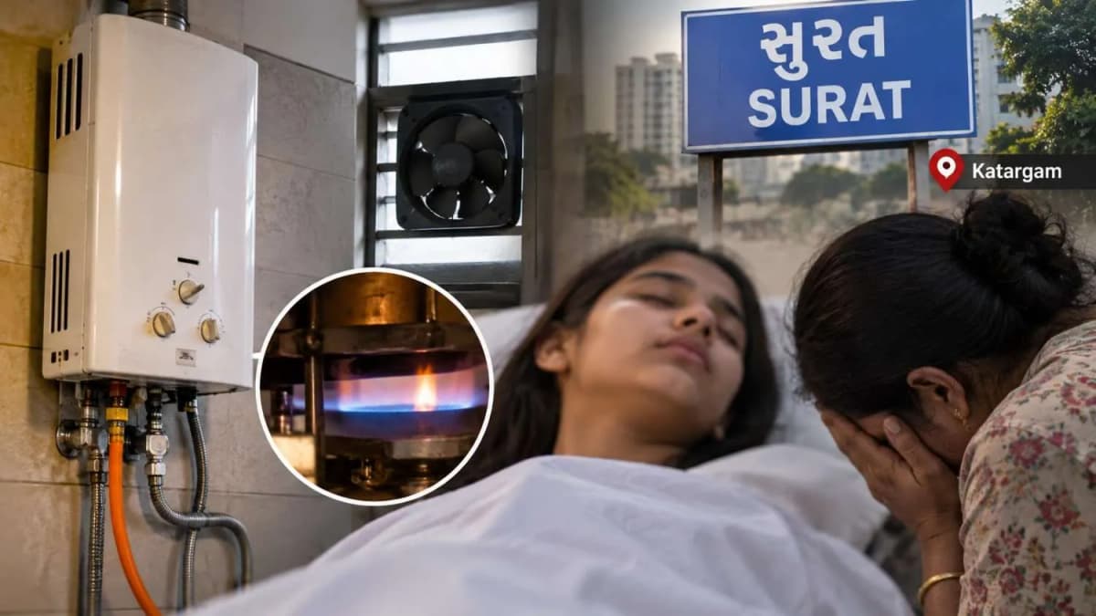 15 Year Old Girl Dies After Gas Geyser Incident in Surat