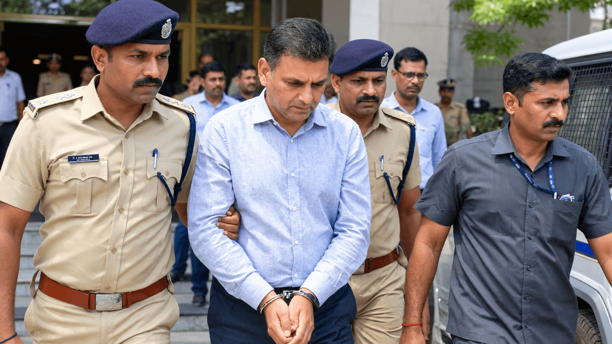 Arrest of Parimal Patel in Patan University MBBS Scandal Arrest of Parimal Patel in Patan University MBBS Scandal