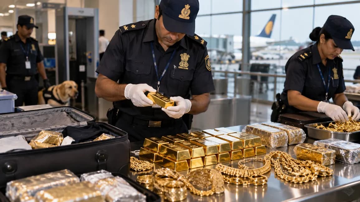 Customs Takes Strict Action Against Gold Smuggling at Delhi's IGI Airport