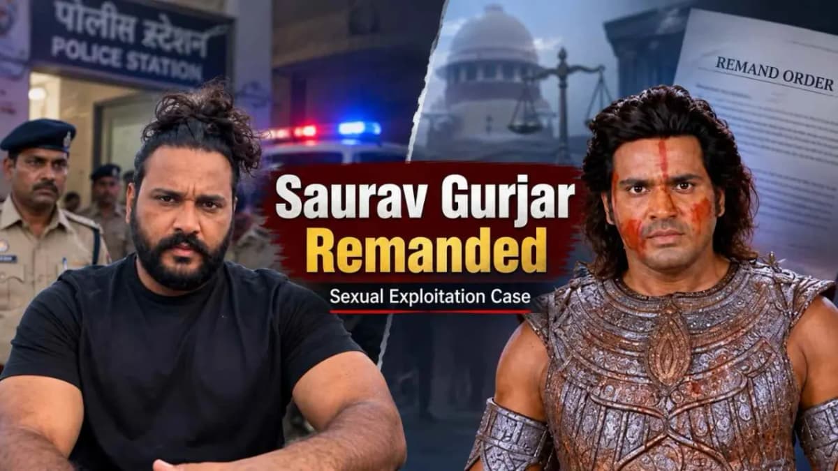 Mahabharat Actor Saurav Gurjar Remanded in Sexual Exploitation Case Mahabharat Actor Saurav Gurjar Remanded in Sexual Exploitation Case