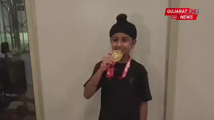 Ahmedabad’s 8-Year-Old Jaybeer Singh Sets Plank Jacks World Record Ahmedabad’s 8-Year-Old Jaybeer Singh Sets Plank Jacks World Record