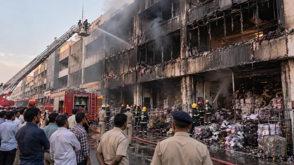 Arson in Surat: Vinod Savale Causes 24 Crore Loss