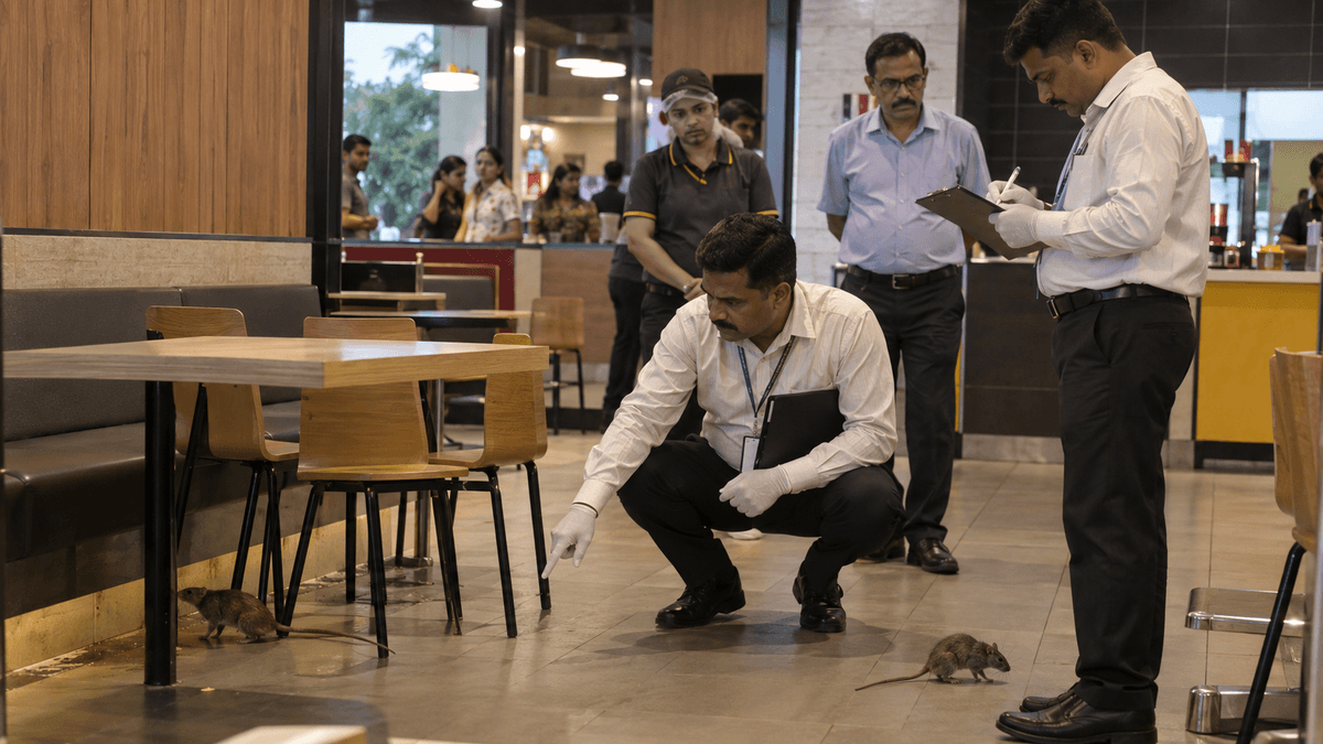 Health Concerns Arise from Rat Sighting at Rajkot McDonald's Health Concerns Arise from Rat Sighting at Rajkot McDonald's