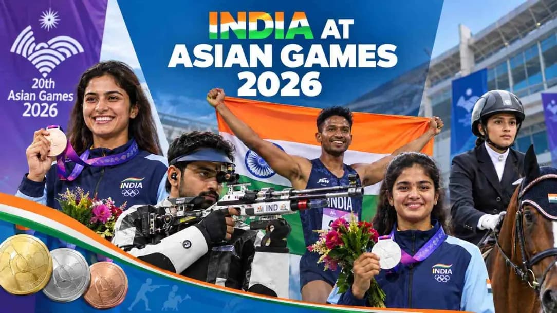 India Reaches Six Medals at Asian Games 2026