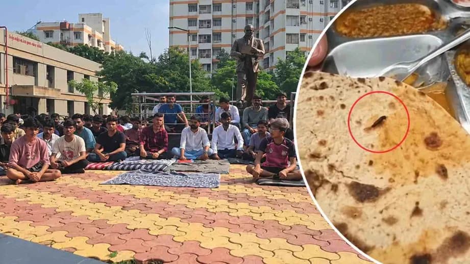 300 Rajkot MG Hostel Students Protest Over Insects in Food
