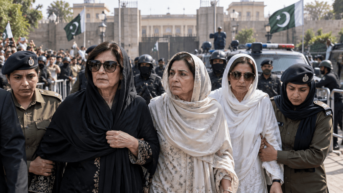 Detention of Imran Khan's Sisters in Pakistan Raises Political Tensions Detention of Imran Khan's Sisters in Pakistan Raises Political Tensions