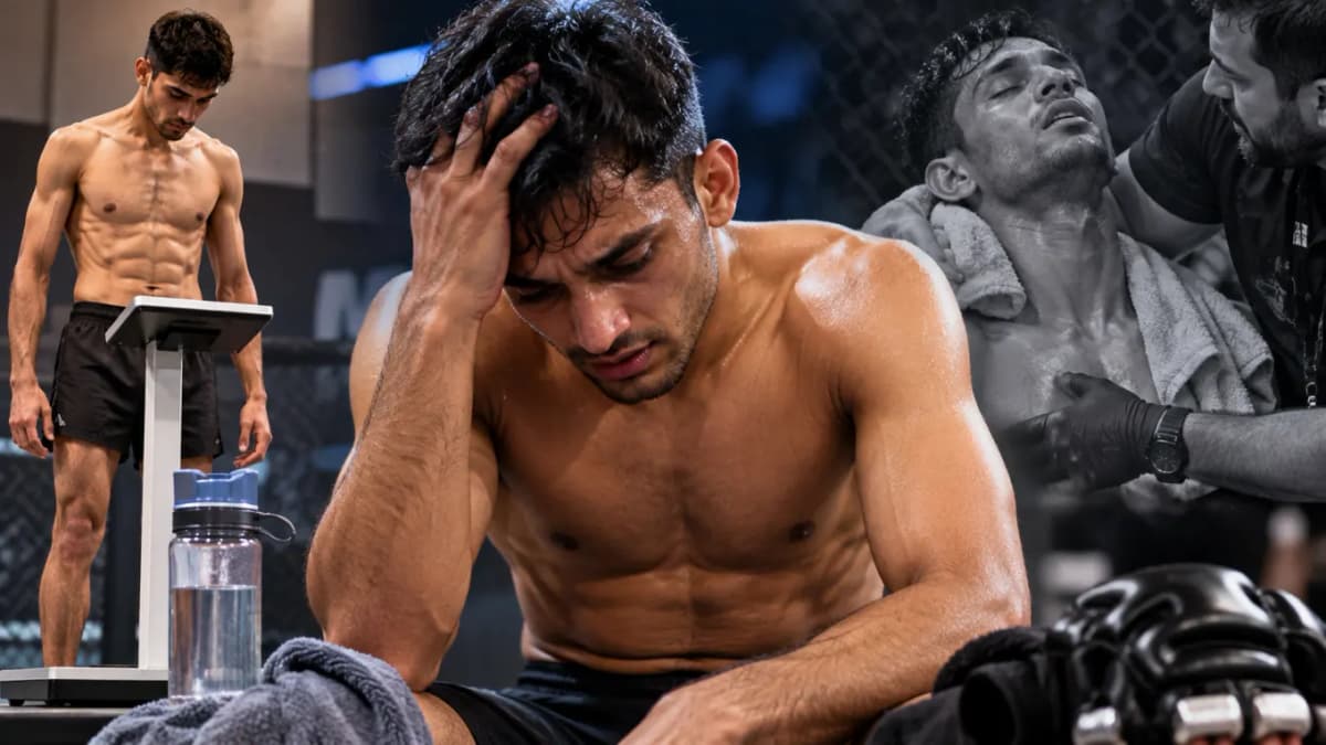 Varun Sanyal's Blackout: Challenges Faced During Weight Cutting Varun Sanyal's Blackout: Challenges Faced During Weight Cutting