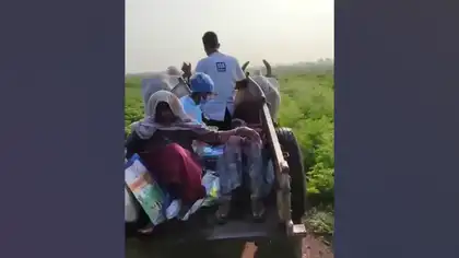 Bullock Cart Becomes Emergency Vehicle Instead of 108 Ambulance Bullock Cart Becomes Emergency Vehicle Instead of 108 Ambulance