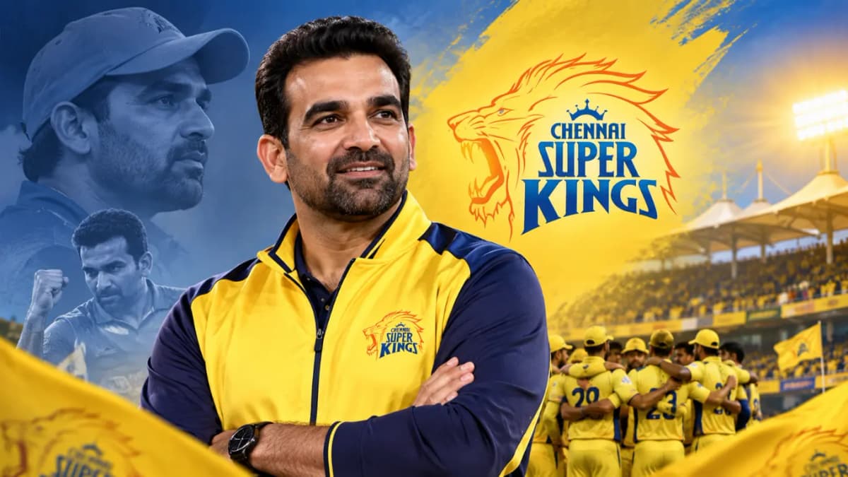 Zahir Khan Appointed as Head Coach of Chennai Super Kings Zahir Khan Appointed as Head Coach of Chennai Super Kings