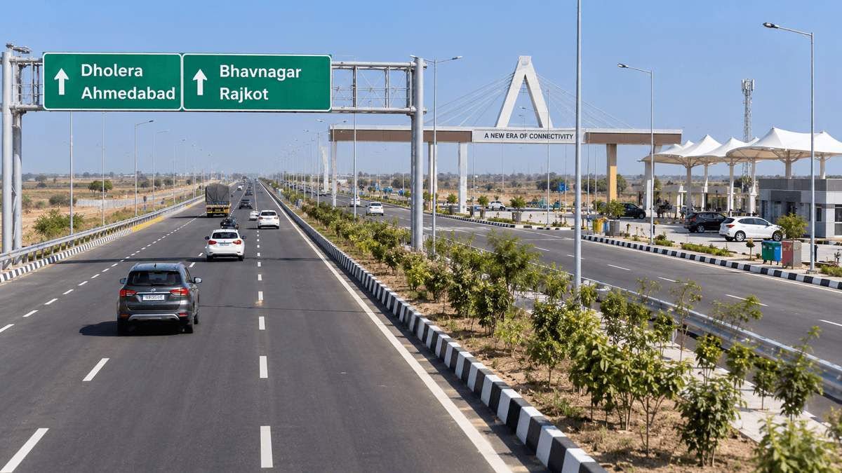 New Road Facilities Launched on Dholaera Expressway New Road Facilities Launched on Dholaera Expressway