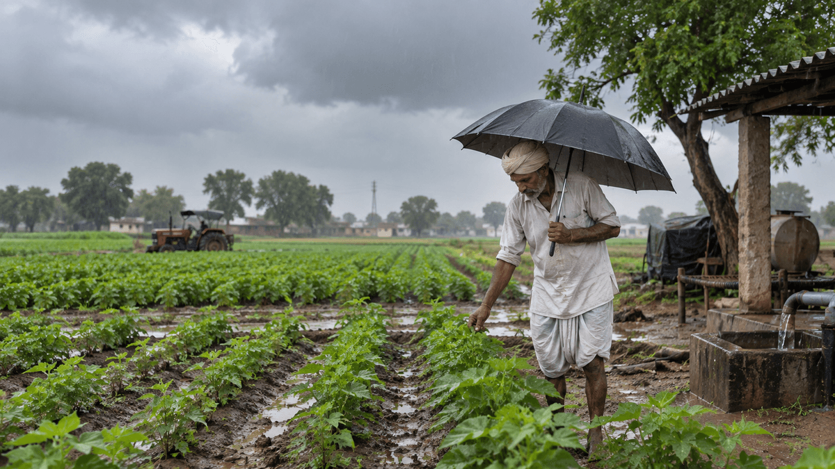 Rain Forecast in Gujarat, Farmers Advised to Stay Prepared Rain Forecast in Gujarat, Farmers Advised to Stay Prepared