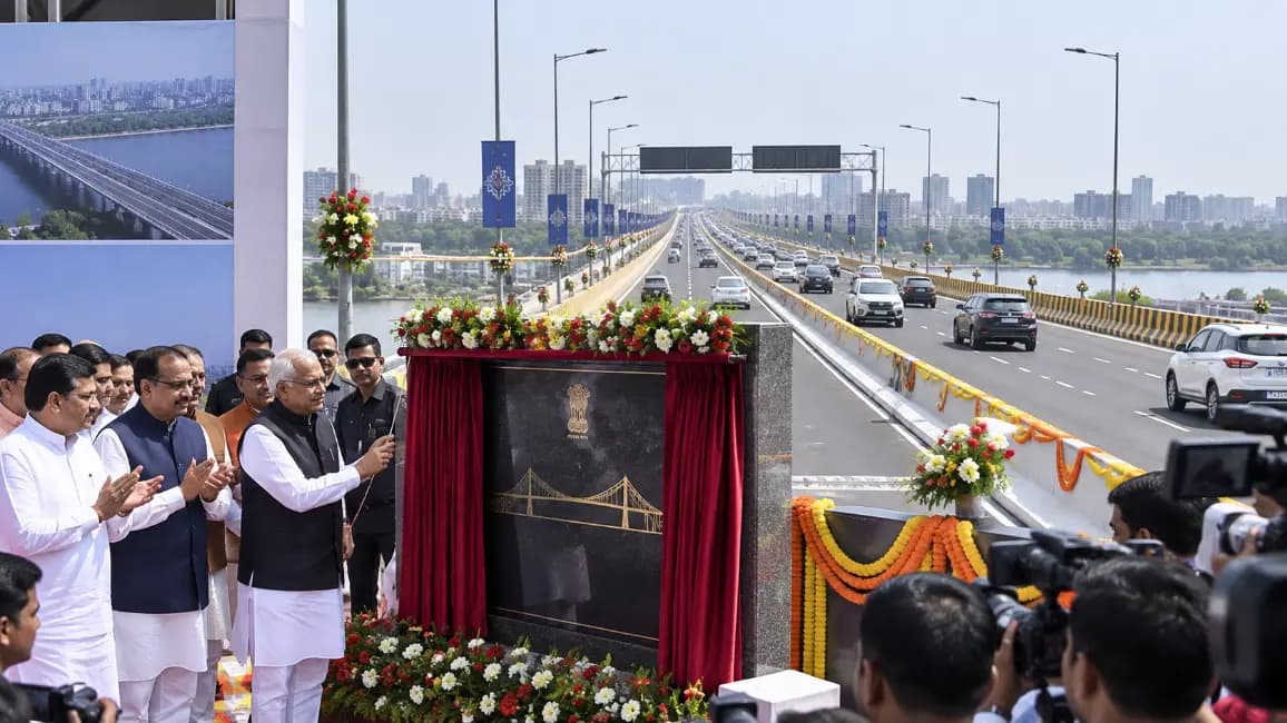 Inauguration of Four-Lane Bridge in Ahmedabad to Solve Traffic Issues