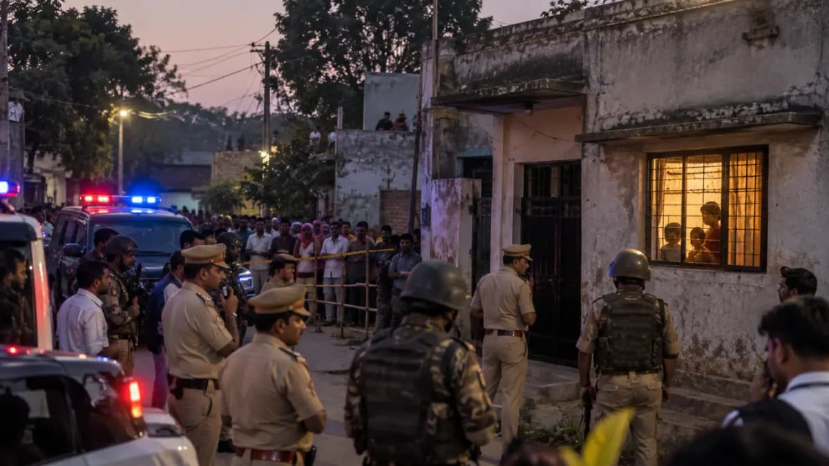 Two Priests and Their Wives Killed in Azamgarh, Suspect Barricaded Inside House