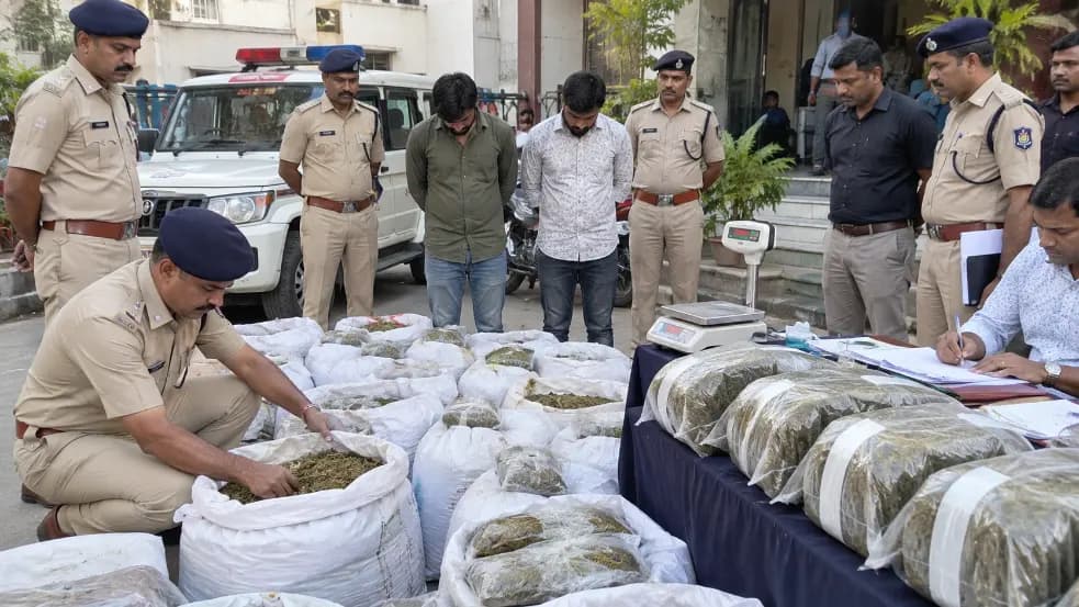 204 Kilos of Marijuana Seized in Rajkot, Two Brothers Arrested