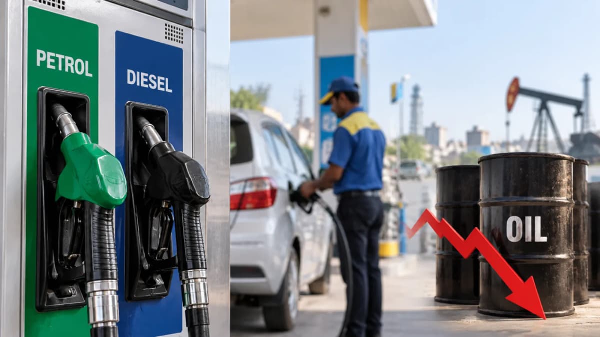 Petrol and Diesel Prices Remain Unchanged in India Despite Falling Crude Oil Prices