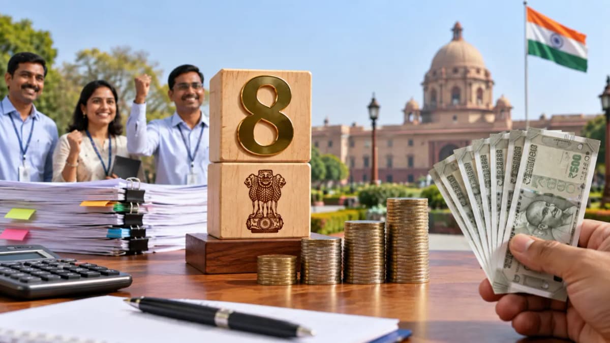 Government of India Announces 8th Pay Commission, Employees Hope for ₹18 Lakh Arrears