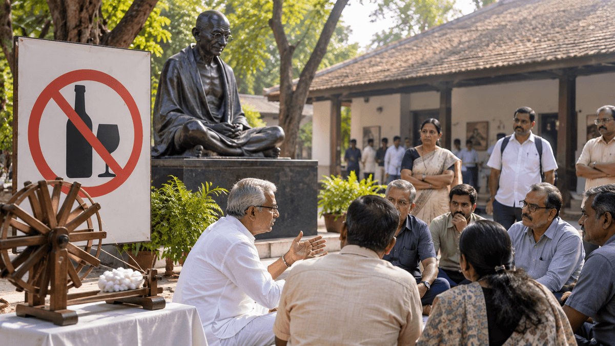 Movement to Repeal Alcohol Prohibition in Gandhi Ashram Movement to Repeal Alcohol Prohibition in Gandhi Ashram
