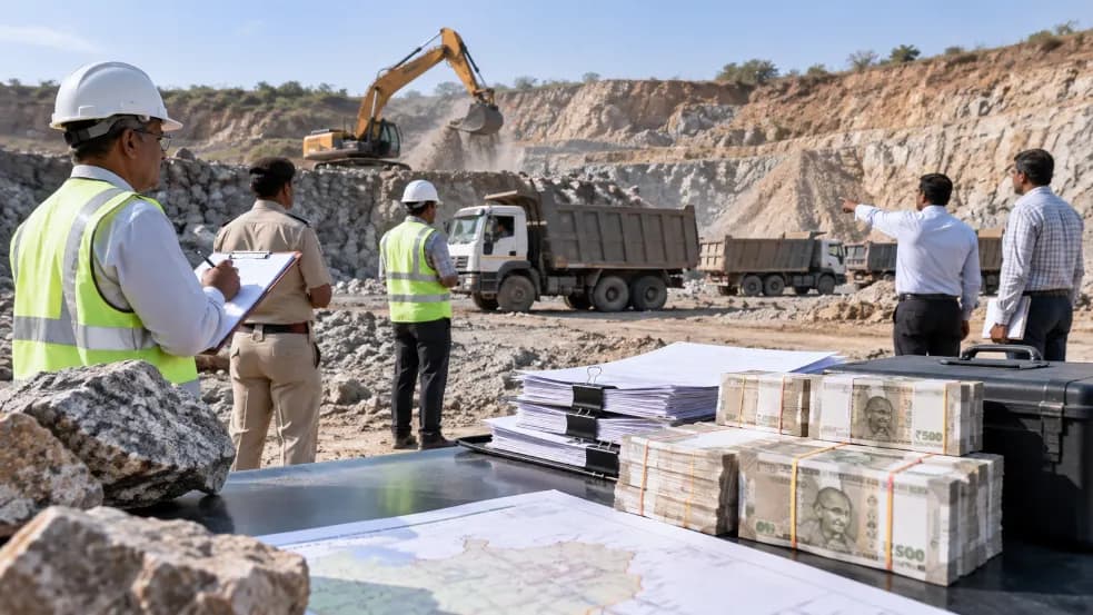 Amreli Mineral Department Files 130 Cases and Collects 1.7 Crore Amreli Mineral Department Files 130 Cases and Collects 1.7 Crore