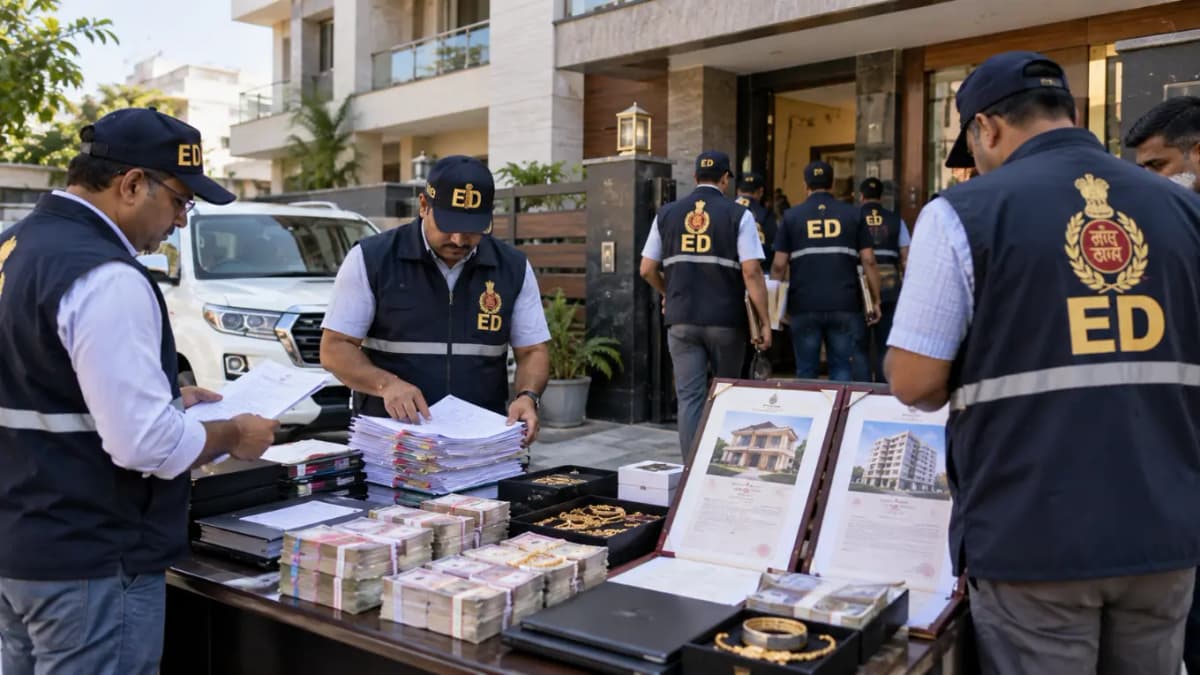 ED Seizes Properties Worth ₹1.15 Crore, Investigation Ongoing ED Seizes Properties Worth ₹1.15 Crore, Investigation Ongoing