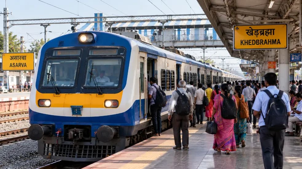Asarva Khedbrahma MEMU Gets Temporary Stops for Fair Asarva Khedbrahma MEMU Gets Temporary Stops for Fair