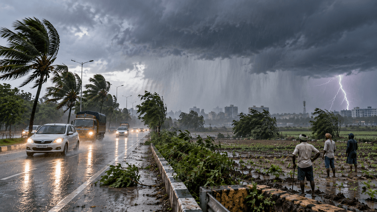 Gujarat Rain Forecast With Thunderstorms and Strong Winds Gujarat Rain Forecast With Thunderstorms and Strong Winds