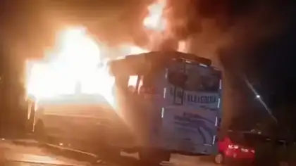 Nine Killed as Sleeper Bus Catches Fire on Yamuna Expressway